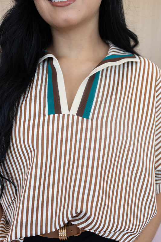 Belenn Caramel Blouse