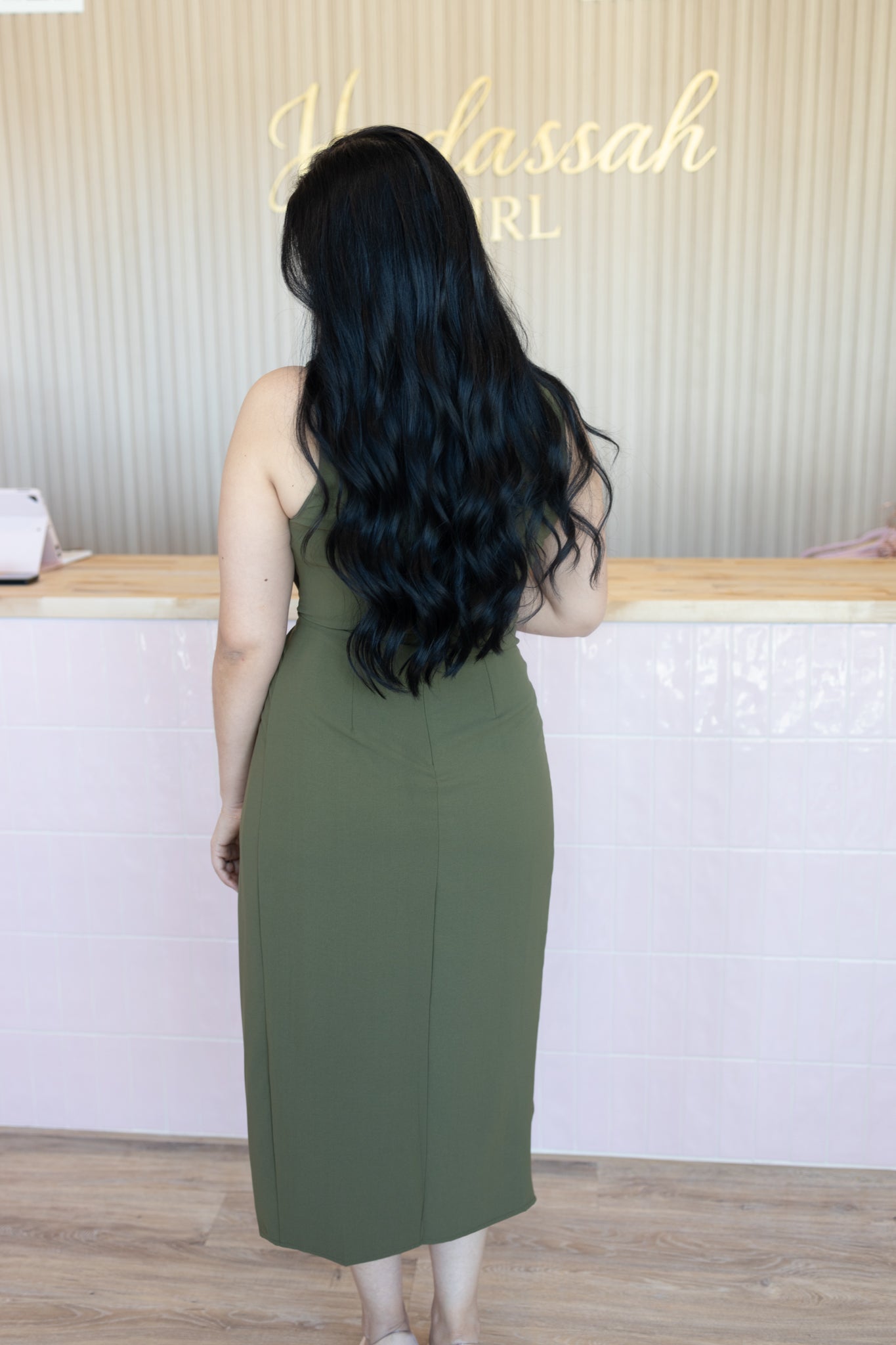 Elle Olive Dress