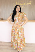 Load image into Gallery viewer, Emma Orange Maxi Dress
