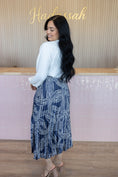Load image into Gallery viewer, Amy Navy Skirt