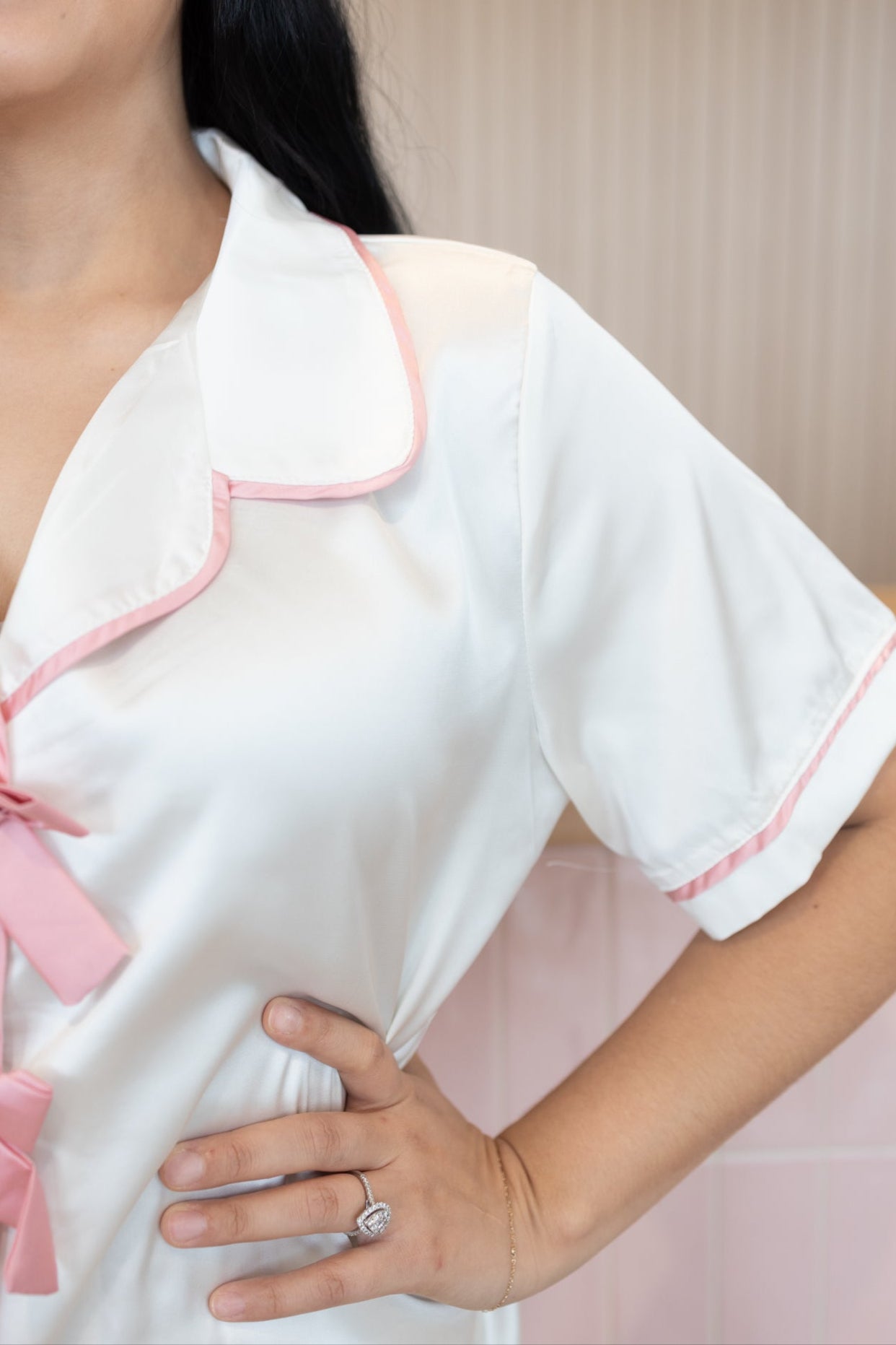 Alexa Pink Bow Pjs
