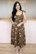 Load image into Gallery viewer, Denisse Brown Dress