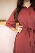 Load image into Gallery viewer, Alea Wine Dress