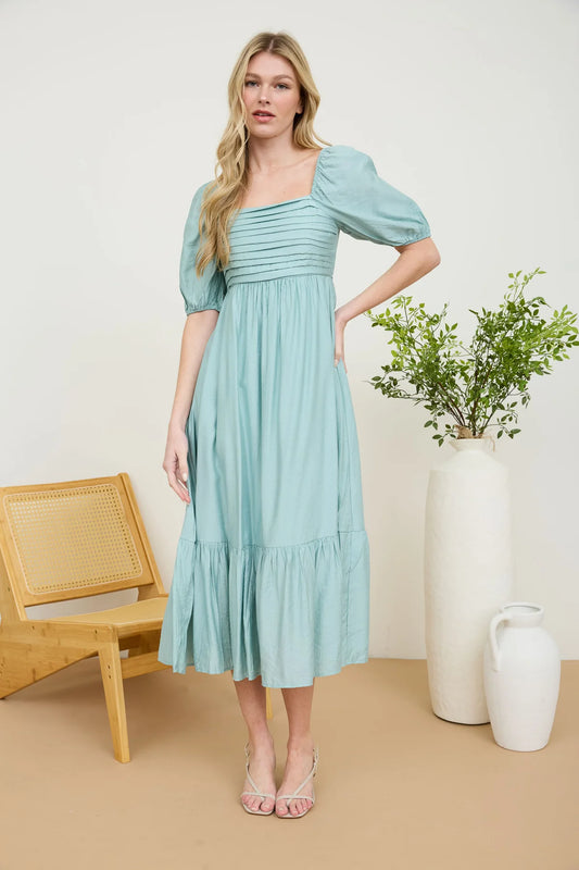 Norah Mint Midi Dress