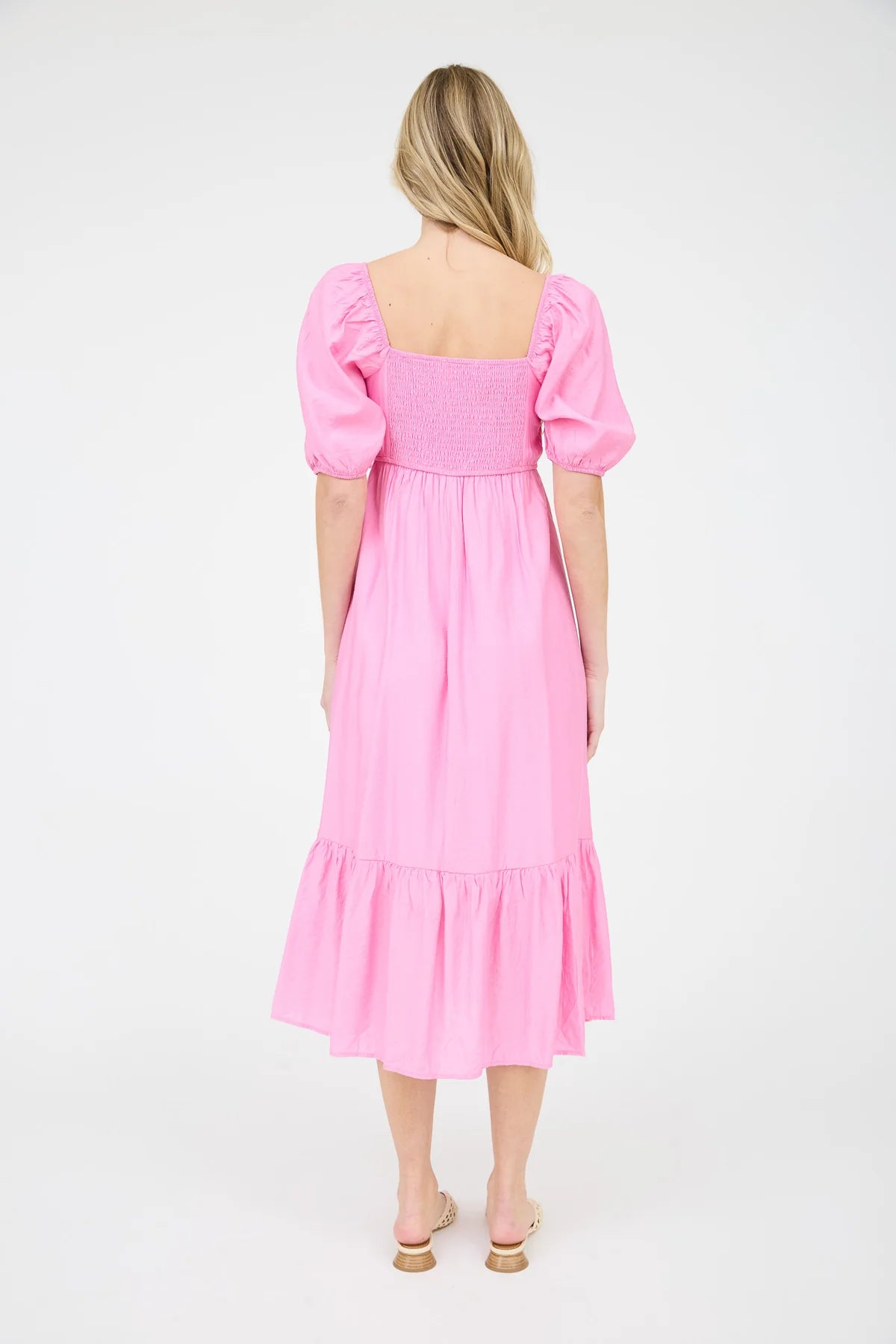 Norah Pink Midi Dress