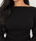 Load image into Gallery viewer, Adeline black top