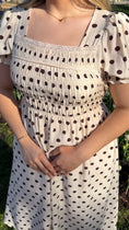 Load image into Gallery viewer, dotty delight brown dress
