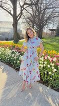 Load image into Gallery viewer, Spring Bloom Blue Dress