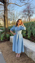 Load image into Gallery viewer, Berry Lt.Denim midi dress