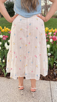 Load image into Gallery viewer, Fresh Flower Midi Skirt