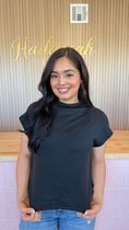 Load image into Gallery viewer, Jamie black blouse