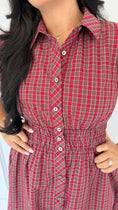 Load image into Gallery viewer, emmeline red midi dress
