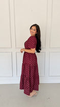 Load image into Gallery viewer, ELIANNA WINE DRESS