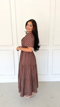 Load image into Gallery viewer, ELIANNA BROWN DRESS