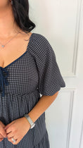 Load image into Gallery viewer, EVELYN NAVY DRESS