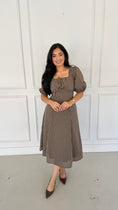 Load image into Gallery viewer, Autumn Bloom brown dress