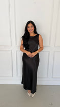 Load image into Gallery viewer, Maggie black maxi dress
