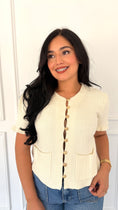 Load image into Gallery viewer, Marianna cream sweater top