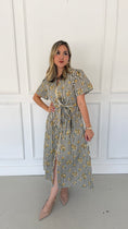 Load image into Gallery viewer, ZOEY YELLOW FLOWER DRESS