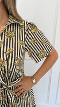 Load image into Gallery viewer, ZOEY YELLOW FLOWER DRESS