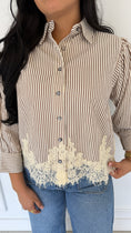 Load image into Gallery viewer, JANNET BROWN TOP