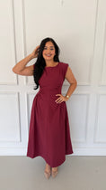 Load image into Gallery viewer, PRE-ORDEN TIMELESS WINE DRESS