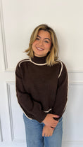 Load image into Gallery viewer, COLLINS BROWN SWEATER TOP