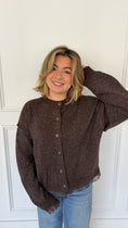 Load image into Gallery viewer, QUINN DARK BROWN CARDIGAN