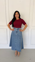 Load image into Gallery viewer, ALINA DENIM SKIRT