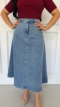 Load image into Gallery viewer, ALINA DENIM SKIRT