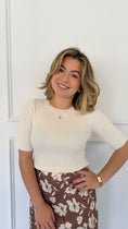 Load image into Gallery viewer, AMELIE CREAM TOP