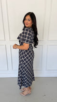Load image into Gallery viewer, THE CHERRWOOD NAVY MIDI DRESS