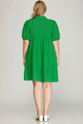 Load image into Gallery viewer, Gia Green Midi Dress