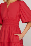Load image into Gallery viewer, Mellanie Red Midi Dress