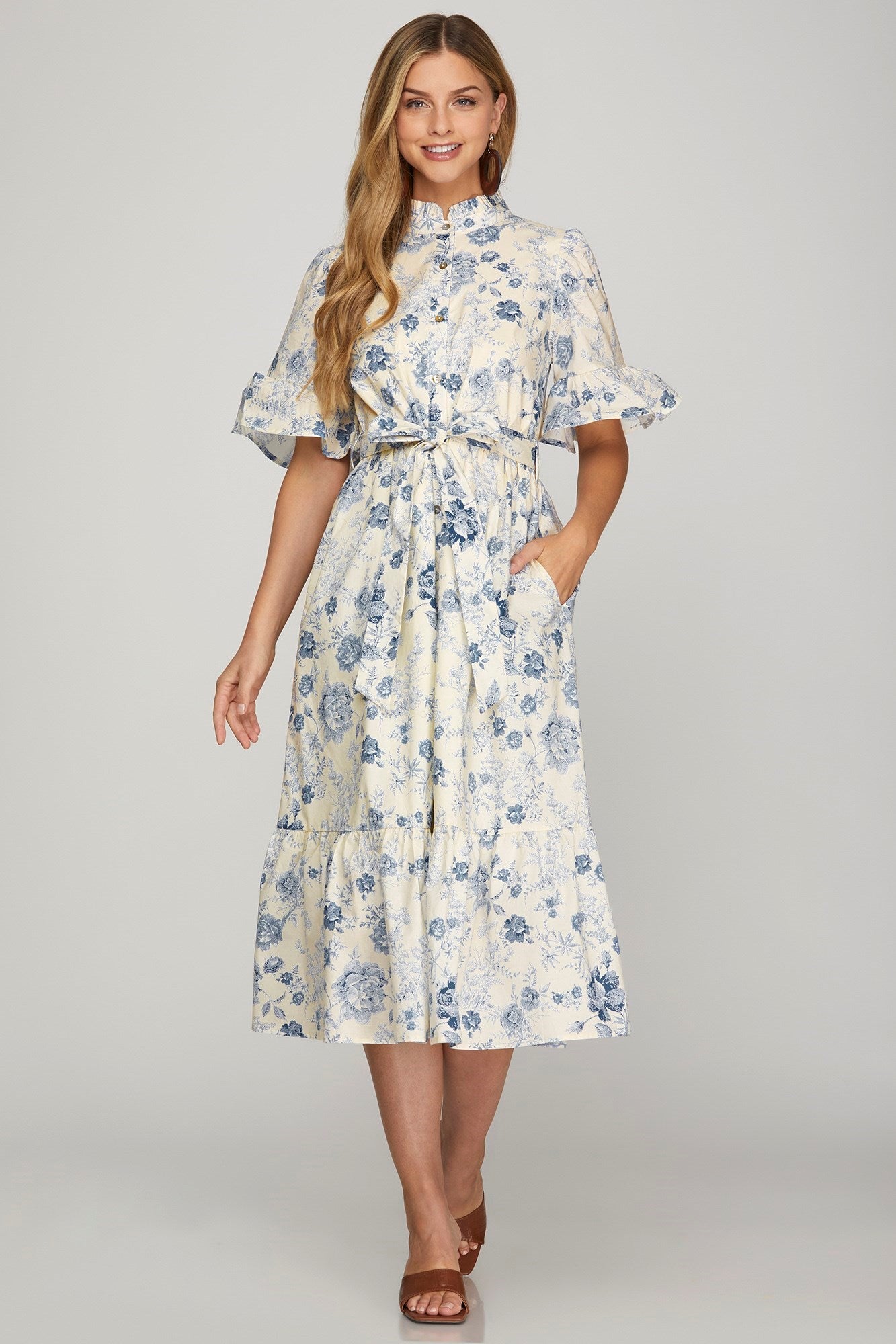 Isn't Lovely Floral Midi Dress