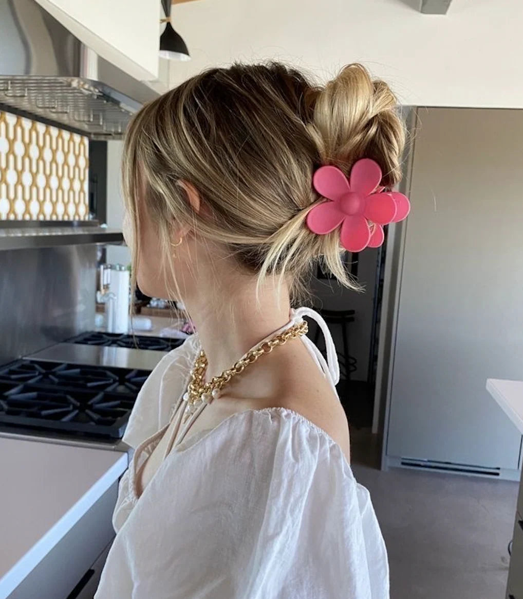 Flower Hair Claw Clip