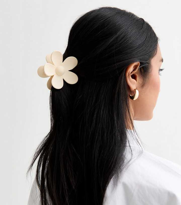 Flower Hair Claw Clip