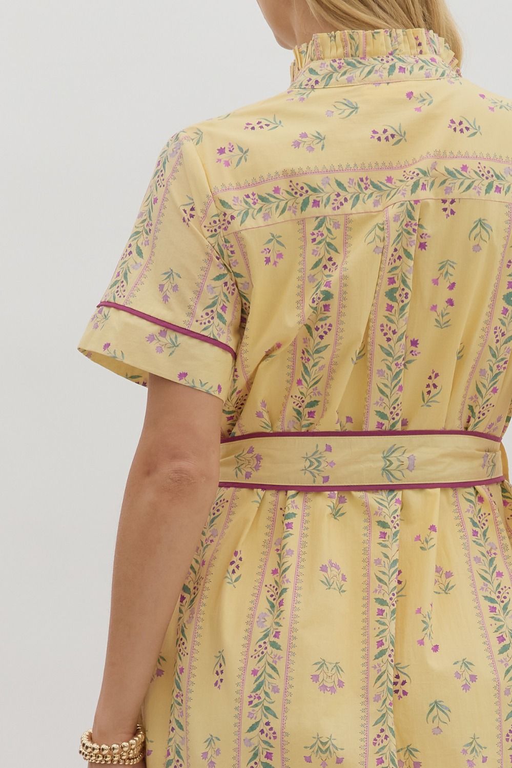 Gleny Ecru Midi Dress