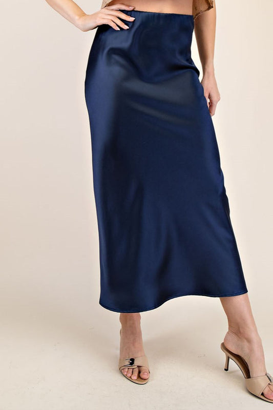 Sabrina Navy Skirt