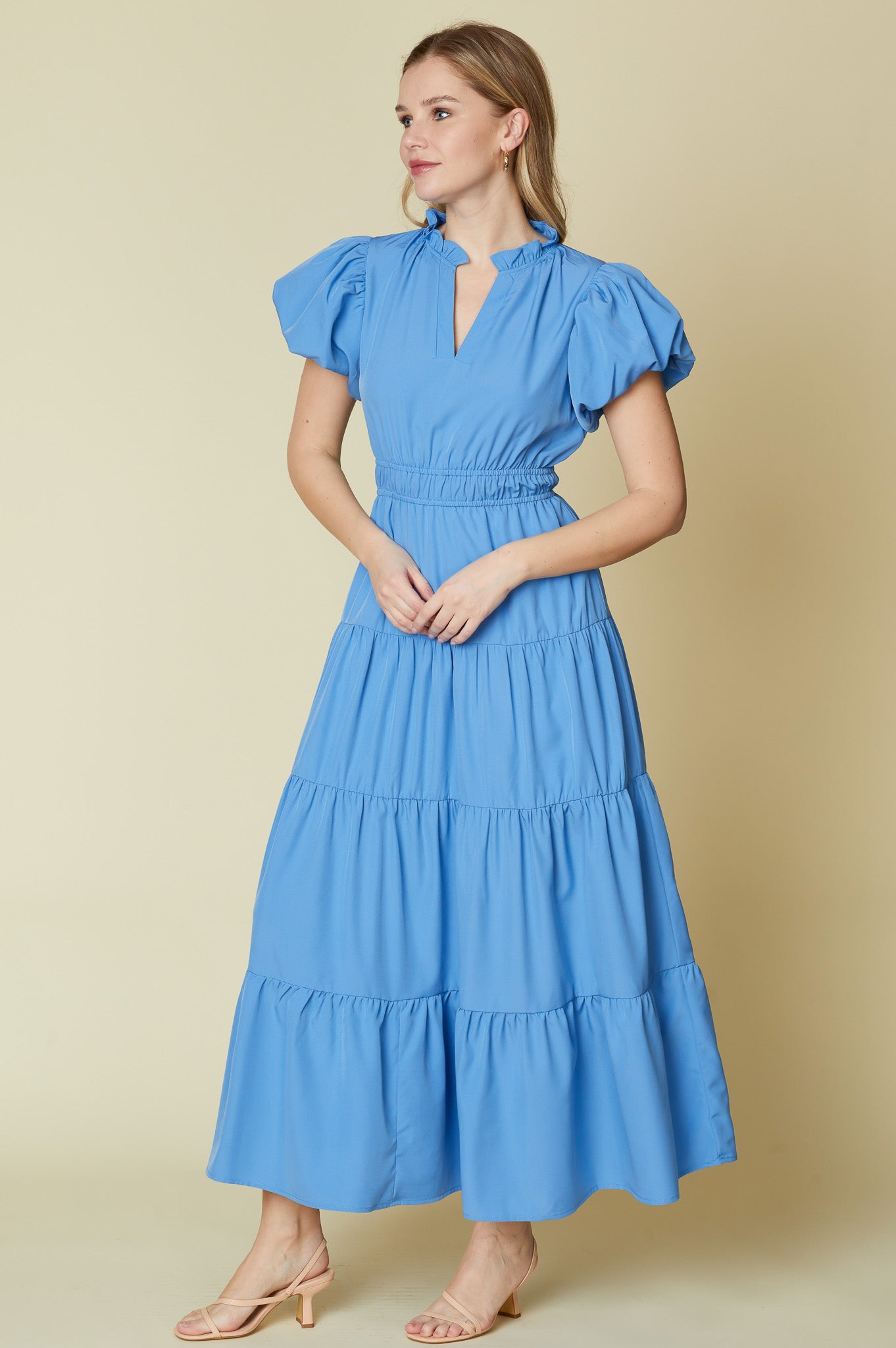 Danna Blue Maxi Dress