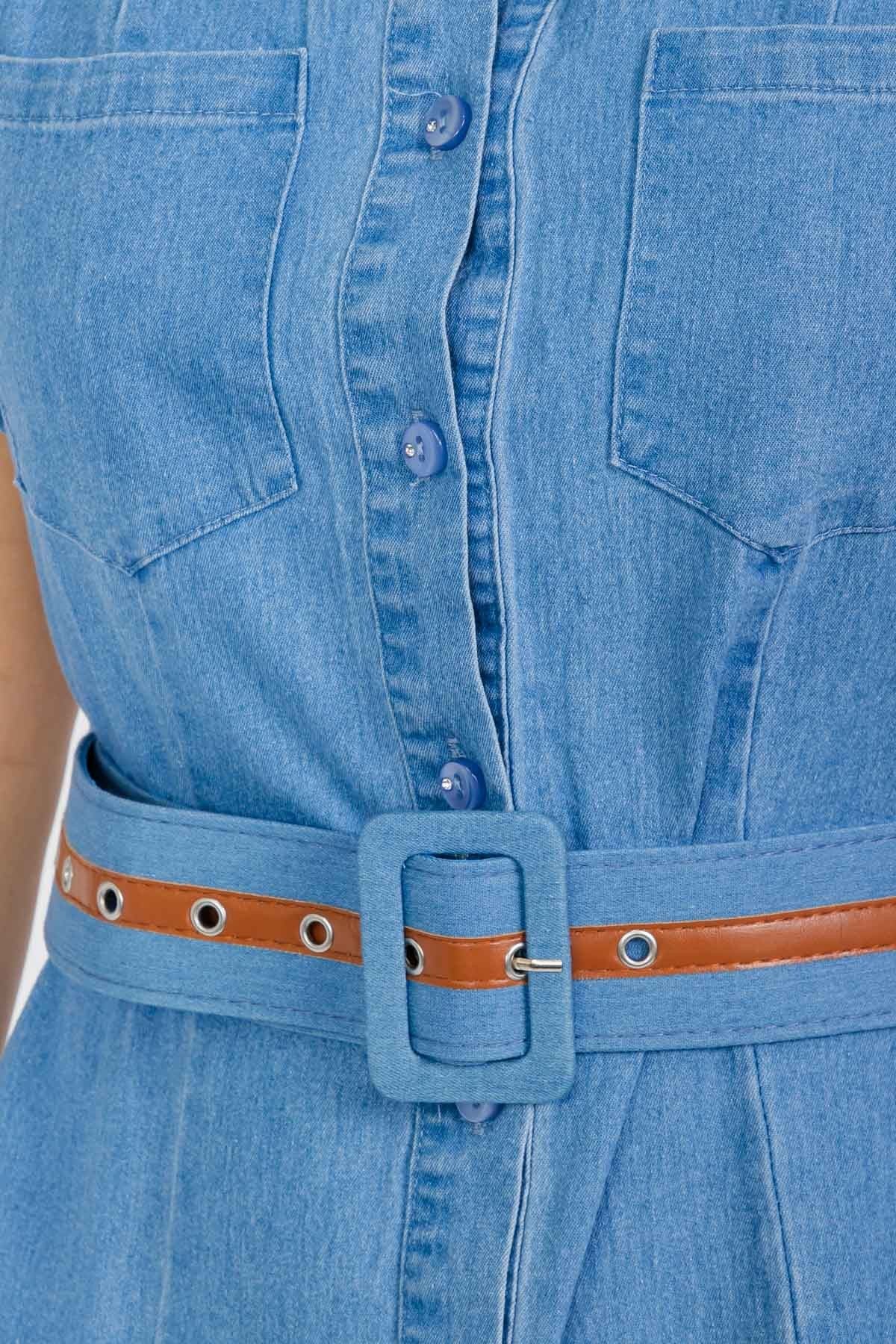 Marisol Denim Maxi Dress