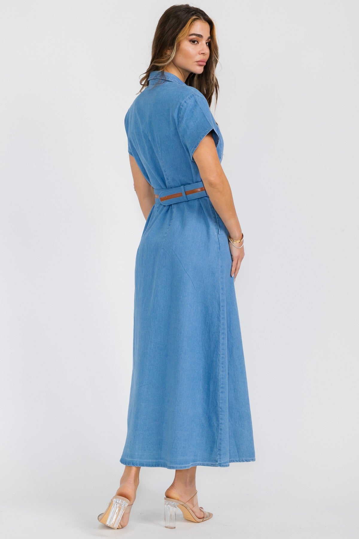 Marisol Denim Maxi Dress