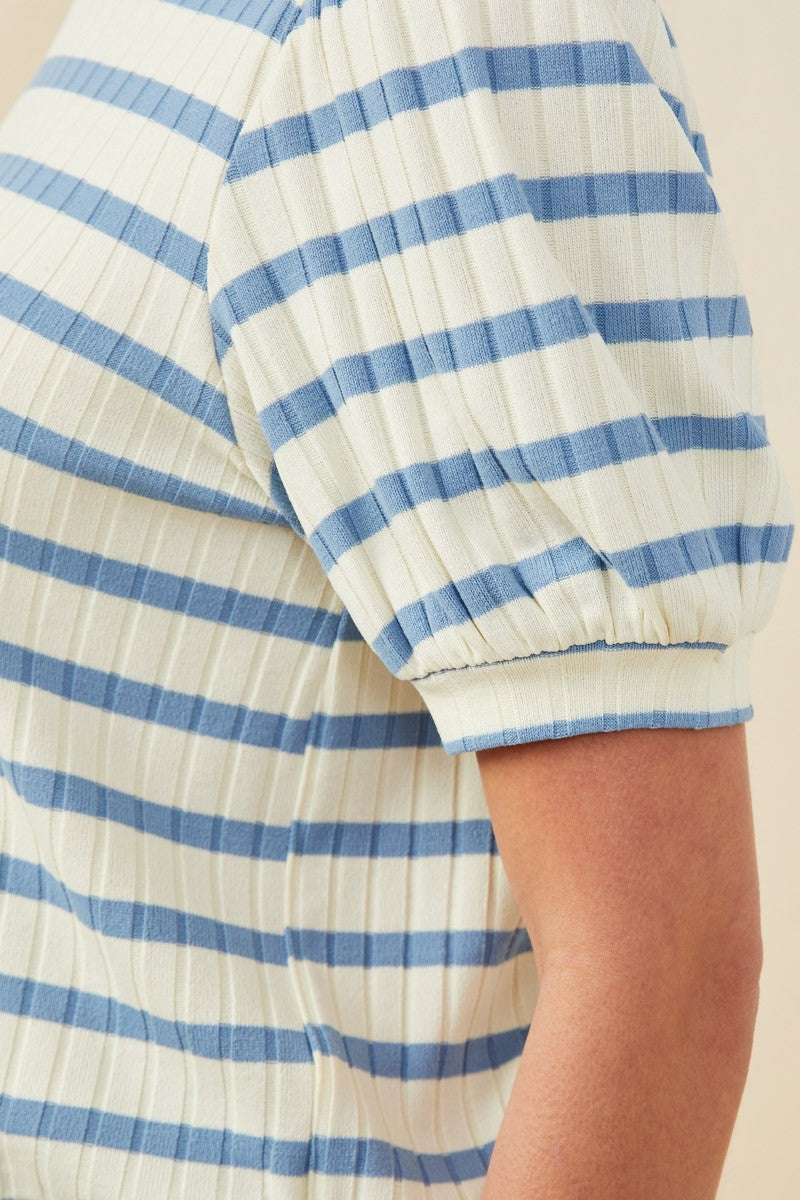 Hanna Blue Blouse
