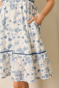 Load image into Gallery viewer, Doll Blue Midi Dress
