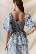 Load image into Gallery viewer, Blue Bow Midi Dress
