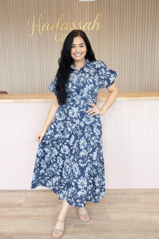 Gio Navy Dress
