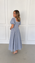 Load image into Gallery viewer, Suzie blue midi dress
