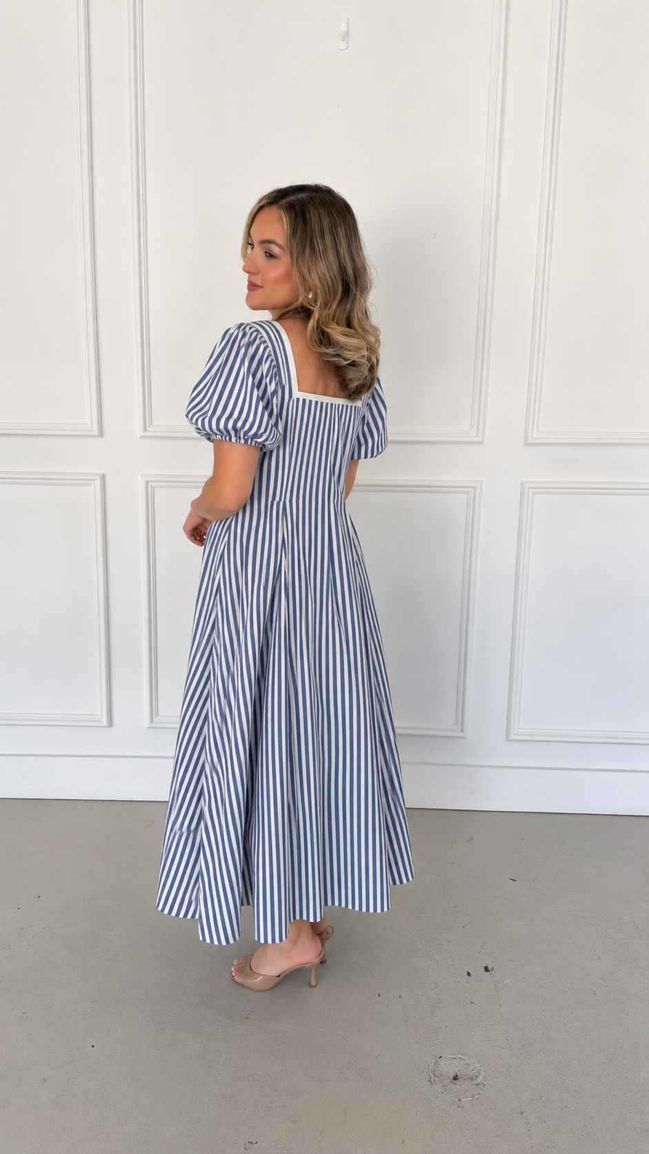 Suzie blue midi dress