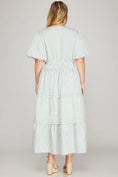Load image into Gallery viewer, ARIA SOFT BLUE DRESS-PLUS
