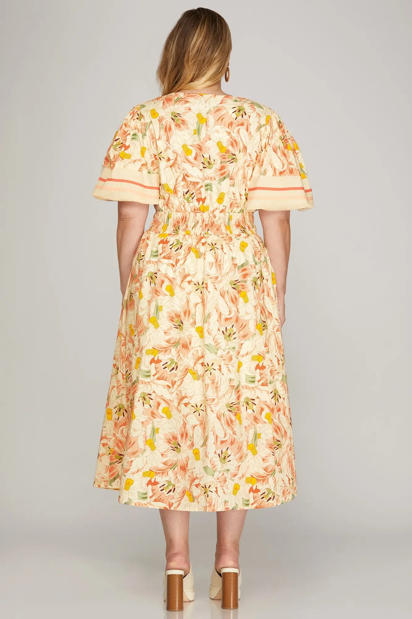 MARIANA PEACH DRESS- PLUS